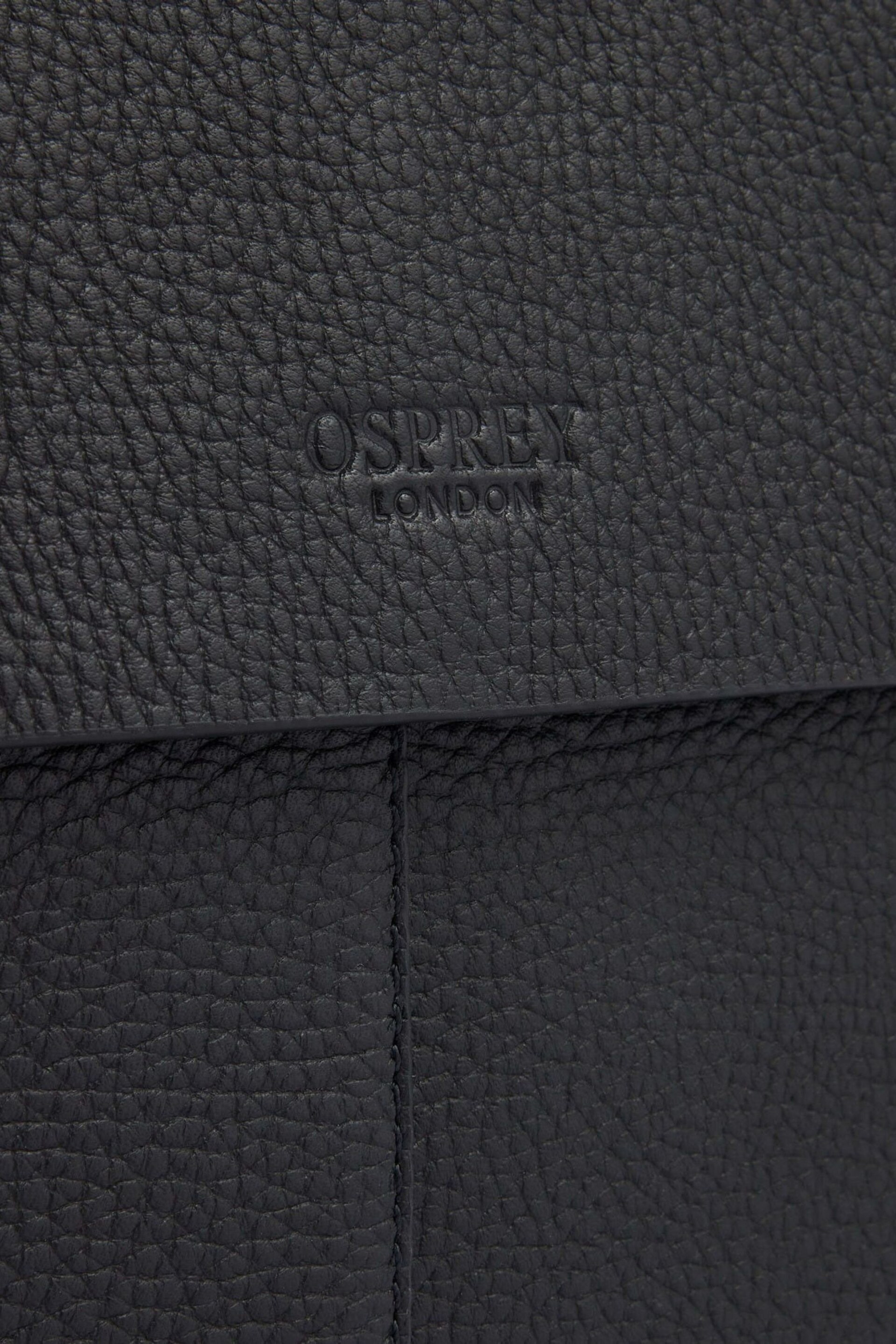 OSPREY LONDON The Forest Leather Black Briefcase - Image 7 of 7