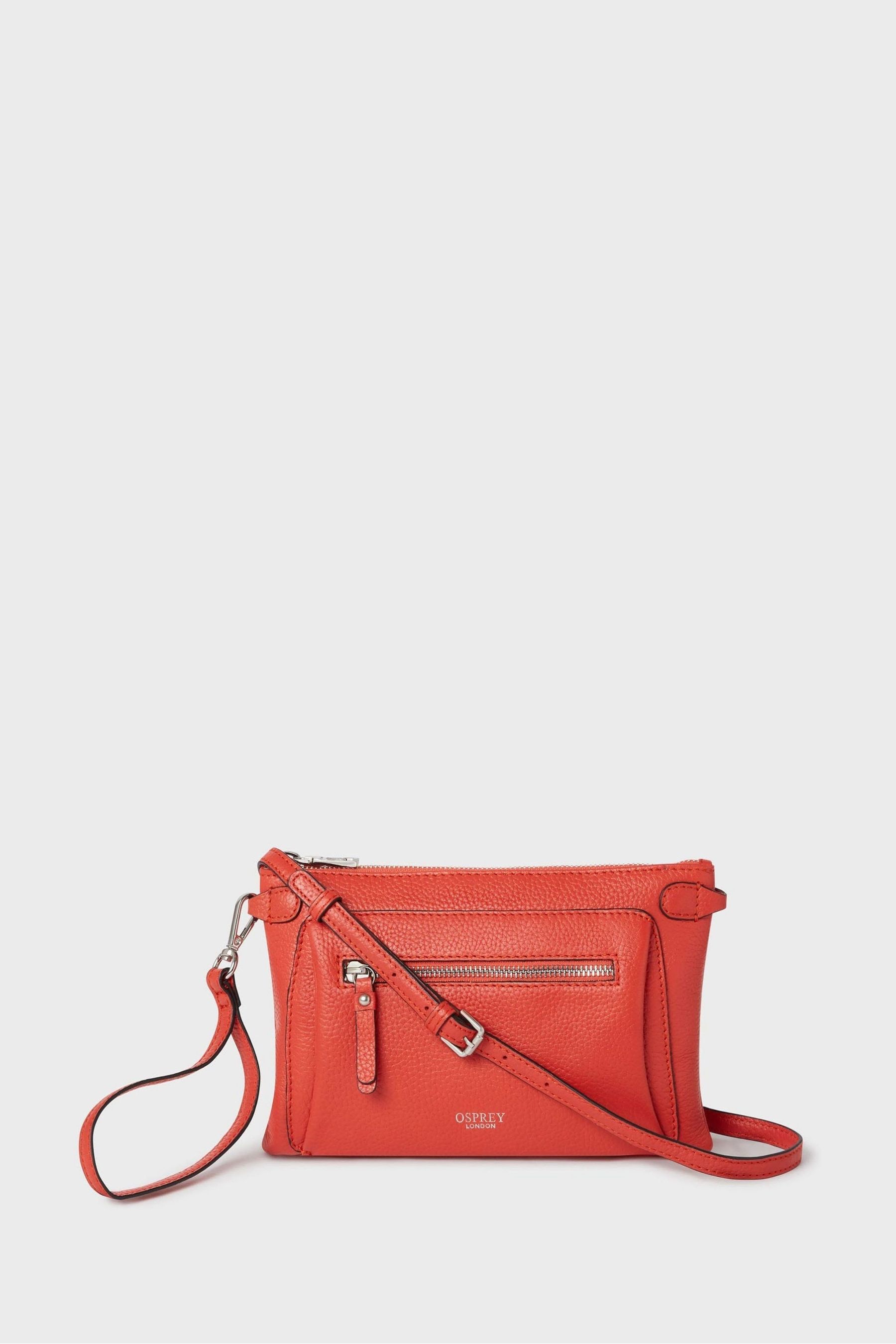 OSPREY LONDON The Ruby Leather Cross Body Bag