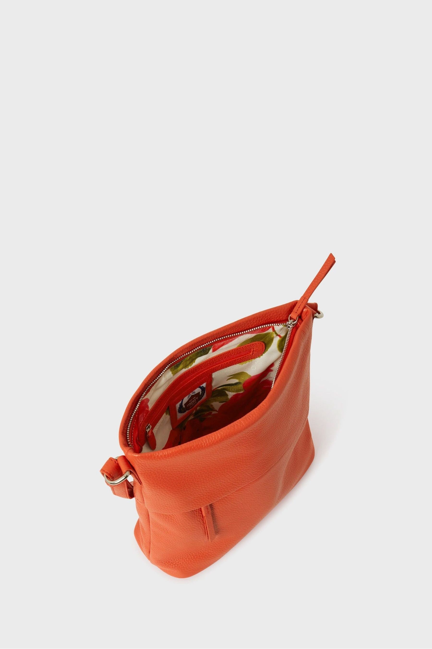 Buy OSPREY LONDON Red The Lyra Leather Cross Body Bag from Next USA