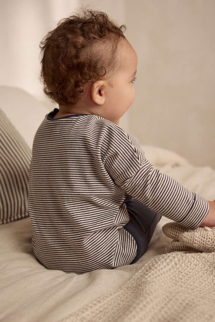 Dark Black/White Baby Top And Leggings Set - Image 14 of 14