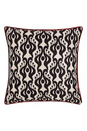 Wylder Tropics Black Laucala Ikat Bohemian Cushion - Image 1 of 5