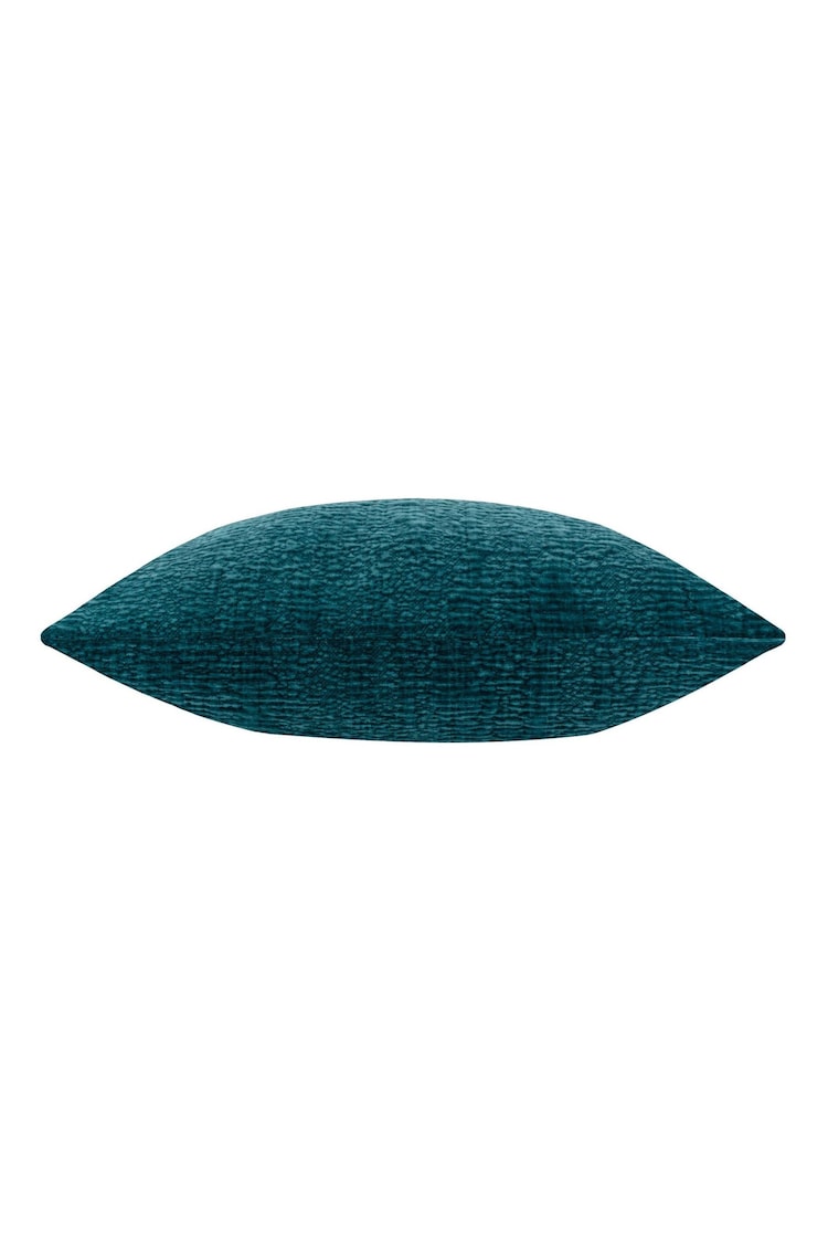 Yard Petrol Osaka Chenille Cushion - Image 2 of 3