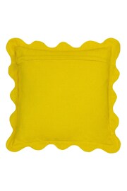 Furn 100% Cotton Scalloped Cushion - Image 2 of 4