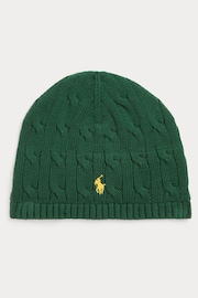 Polo Ralph Lauren Boy Cable Knit Cotton Hat - Image 1 of 1