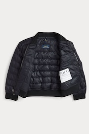 Polo Ralph Lauren Boy Puffer Bomber Sporty Black Jacket - Image 3 of 3