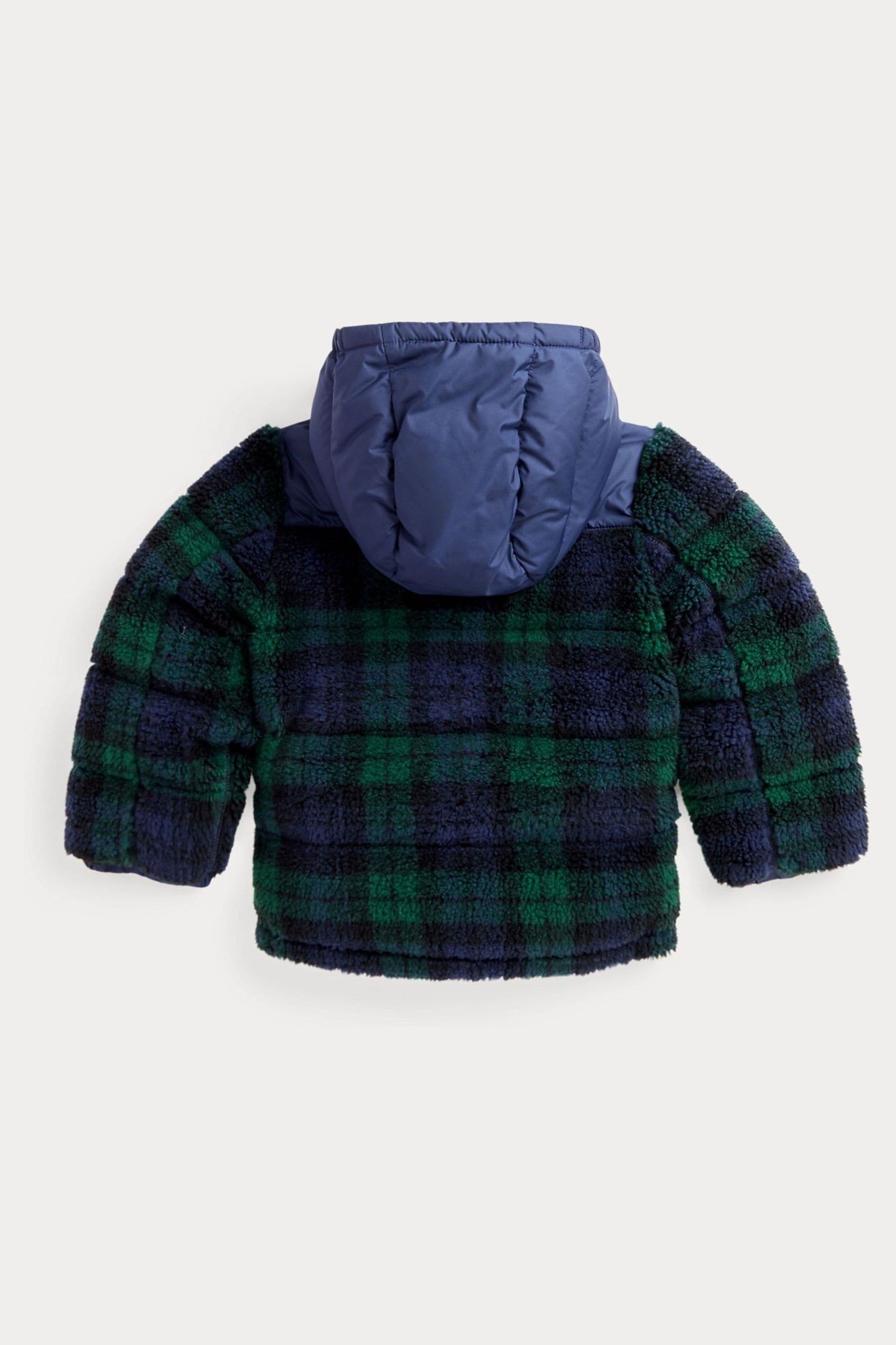 Ralph lauren plaid puffer jacket on sale