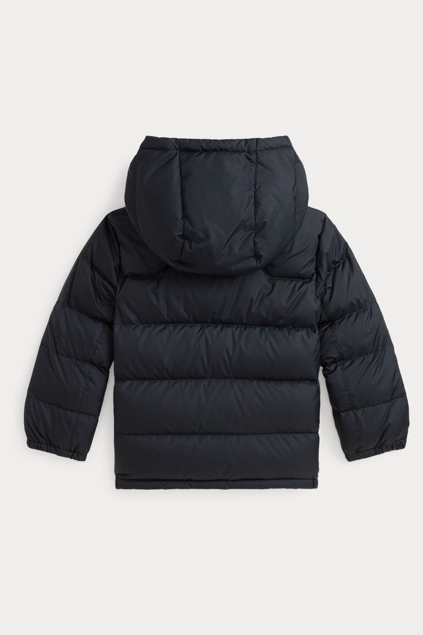 Buy Polo Ralph Lauren Boys Ripstop Down Hooded Black Jacket from the Next UK online shop