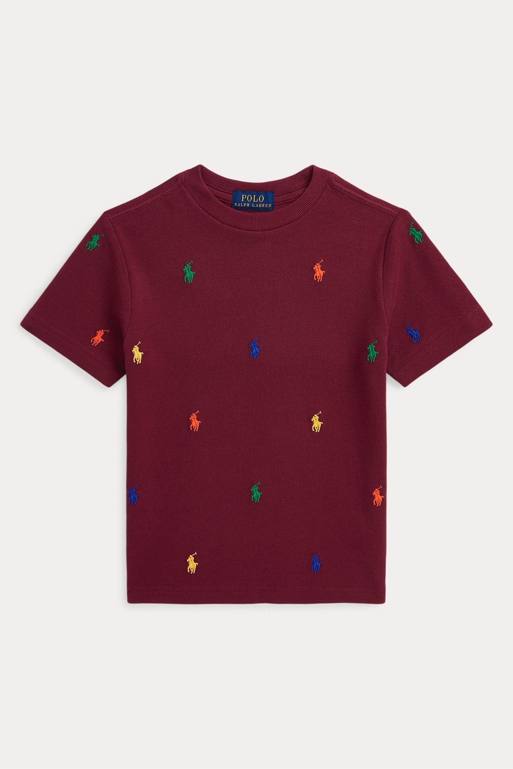 Buy Polo Ralph Lauren Boy Polo Pony All Over Print 100 Cotton T Shirt from the Next UK online shop