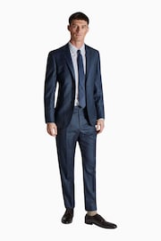 Ted Baker Tailoring Blue Crux Check Regular Fit Jacket - Image 2 of 5