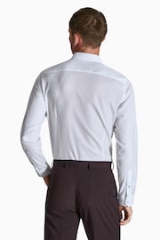 Ted Baker Tailoring Makalu Geo Jacquard White Shirt - Image 2 of 4