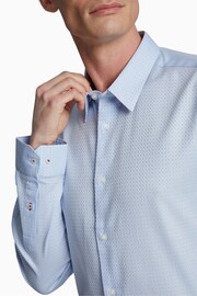 Ted Baker Tailoring Blue Glyder Geo Jacquard Shirt - Image 2 of 2