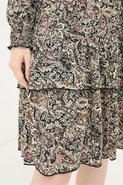 FatFace Amba Cream Wild Paisley Jersey Dress - Image 5 of 6