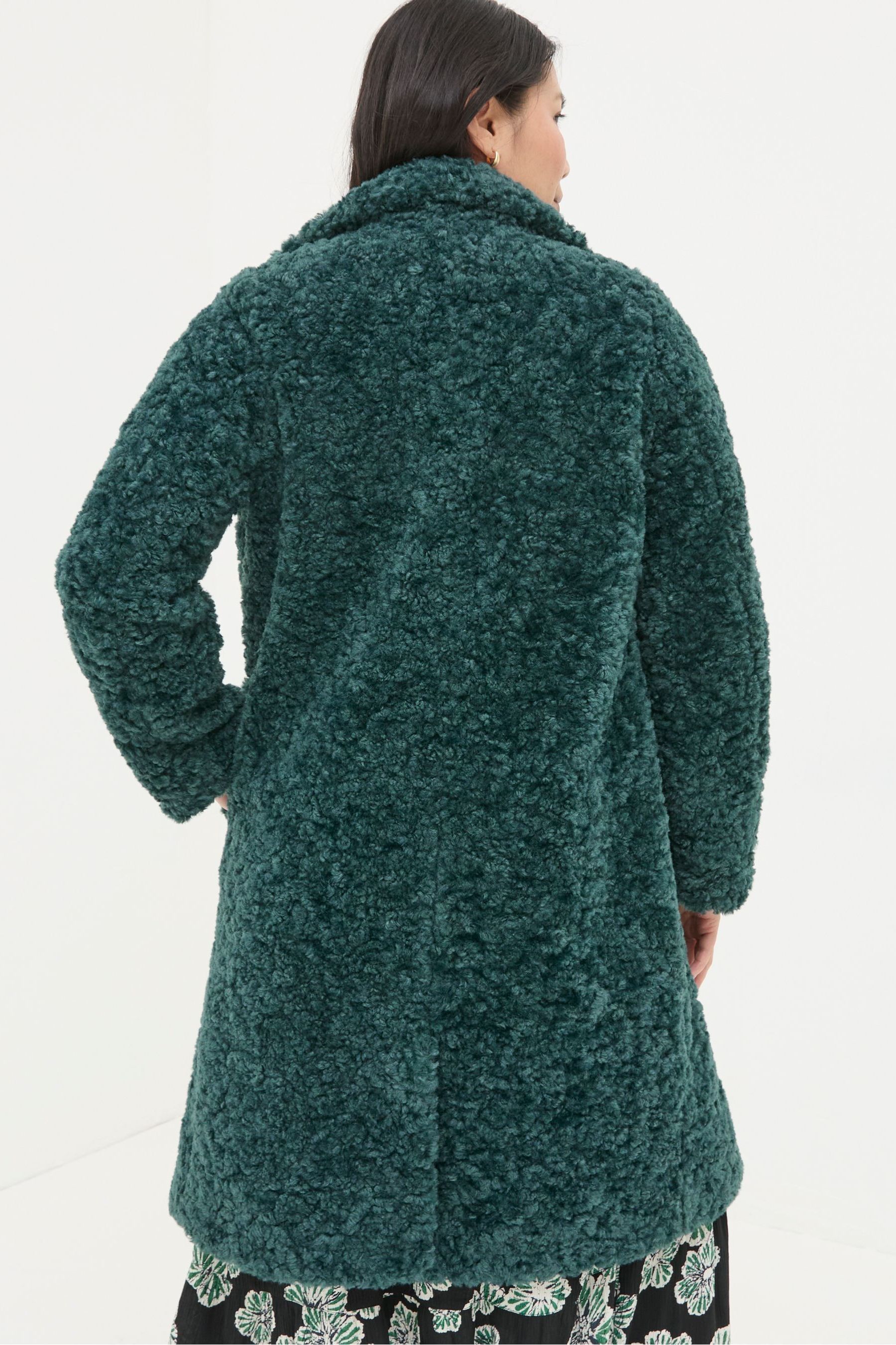 Green teddy coat uk online
