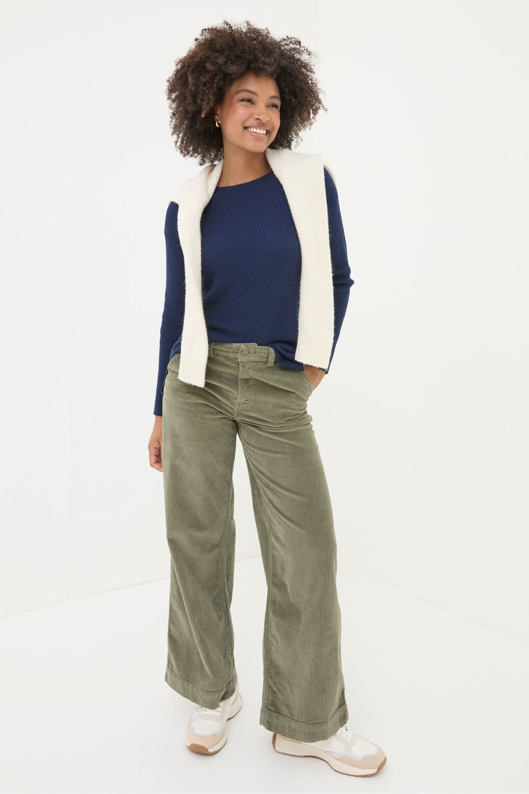 Buy FatFace Sophie Blue Boat Neck Jumper from Next Luxembourg