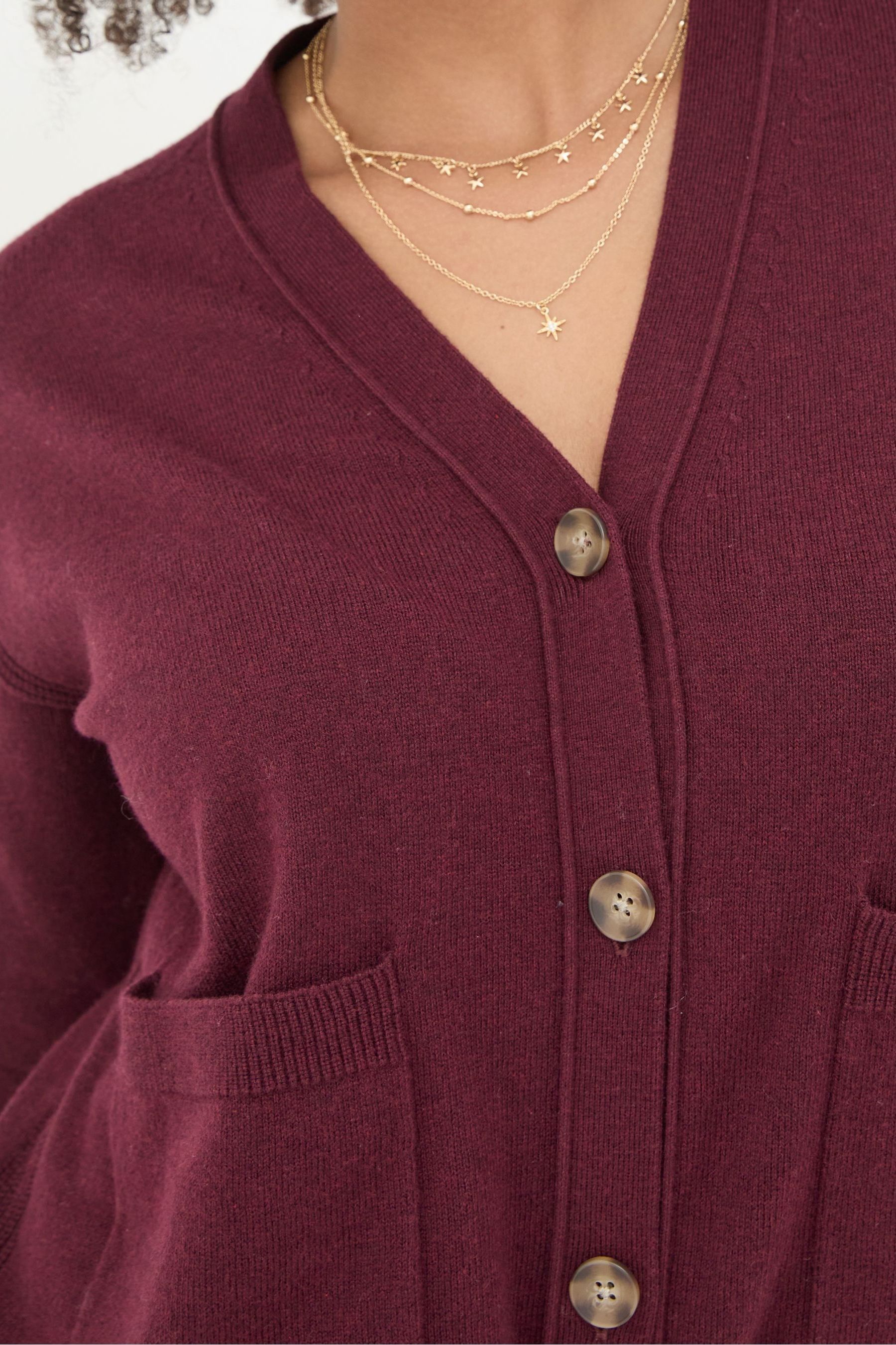 Fat face cashmere cardigan sale