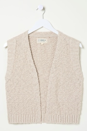 FatFace Talia Natural Pattern Waistcoat - Image 6 of 6