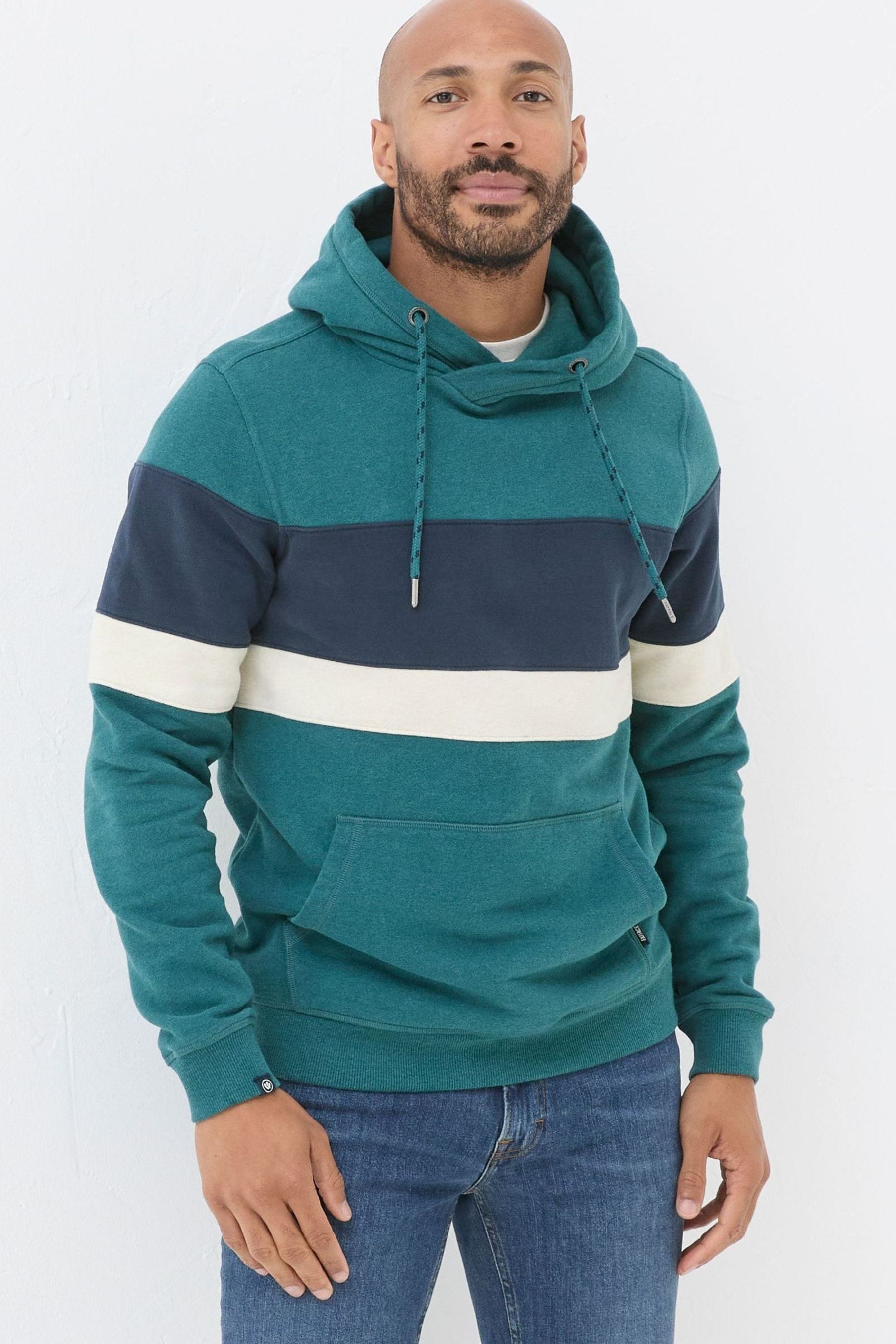 FatFace Brooke Green Overhead Hoodie