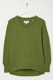 FatFace Arrabella Olive Green Jumper - Image 5 of 5