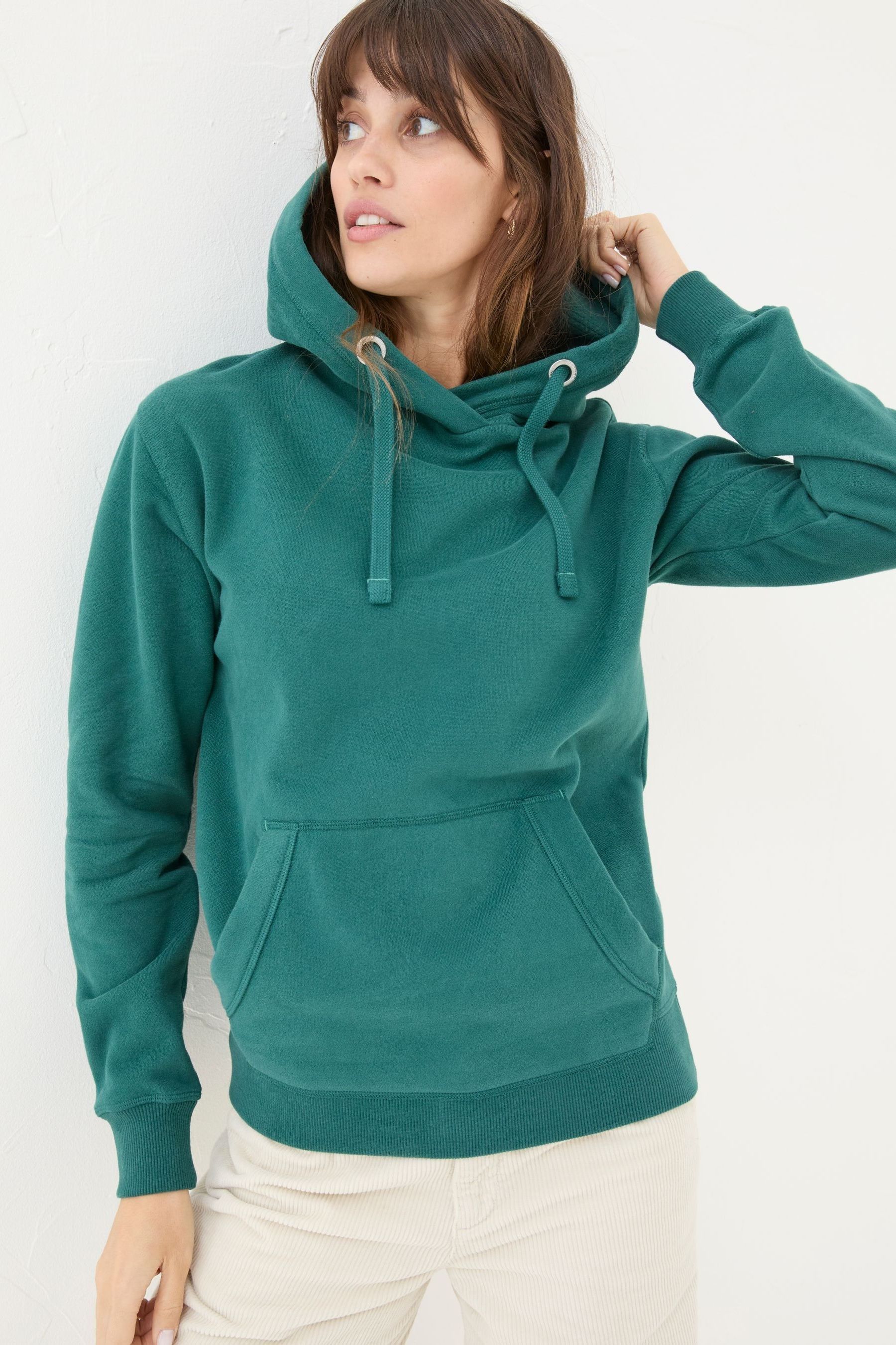 Buy FatFace Izzy Green Overhead Hoodie from Next Luxembourg