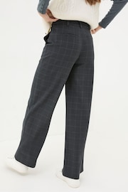 FatFace Presley Grey Herringbone Trousers - Image 2 of 5