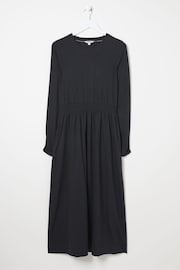 FatFace Navi Black Midi Jersey Dress - Image 5 of 5