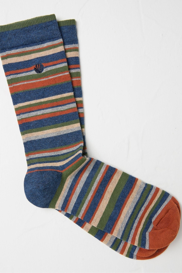 FatFace Multi Stripe Men's Socks 1 Pack - Image 1 of 2