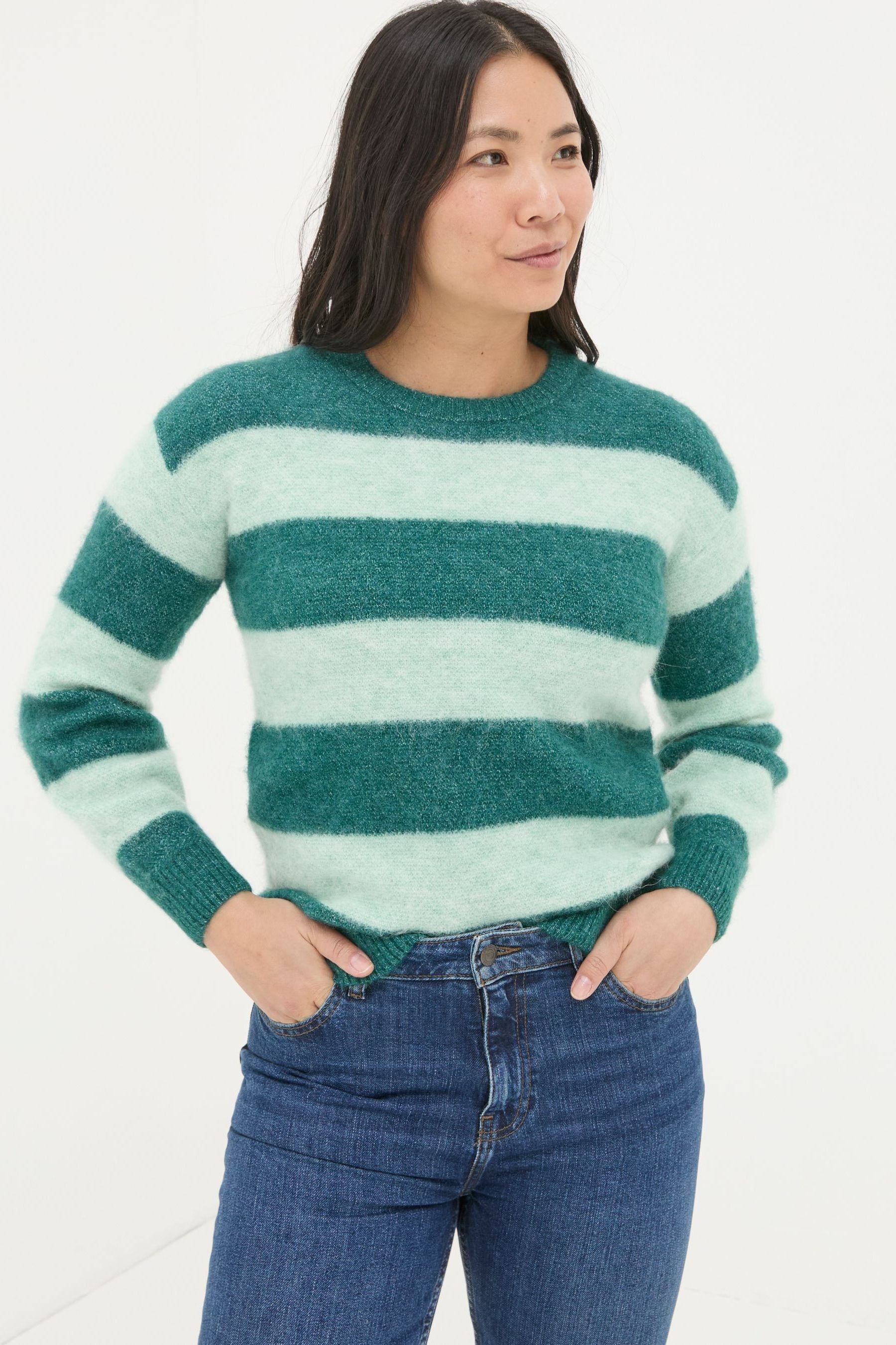 Acheter FatFace Stripe Jumper from Next Luxembourg
