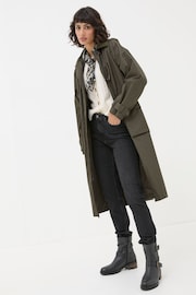 FatFace Audrey Green Trench Coat - Image 3 of 6