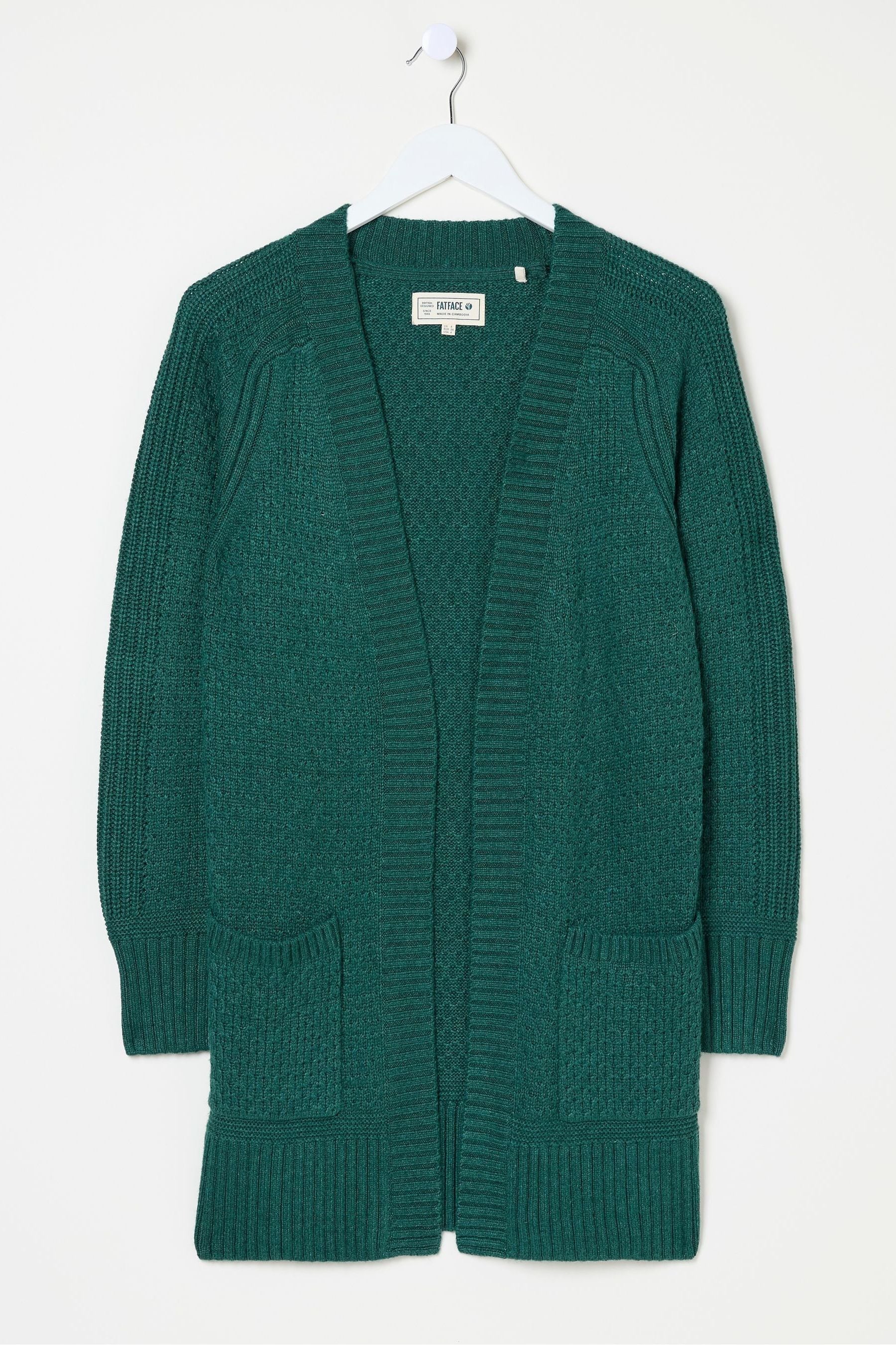 Buy FatFace Hannah Dark Green Cardigan from the Next UK online shop
