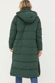 FatFace Harley Green Long Puffer Coat - Image 3 of 6