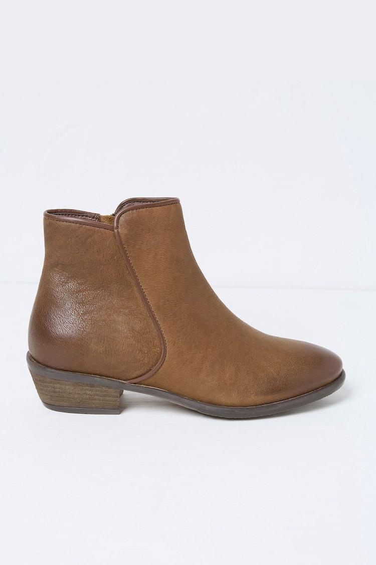 FatFace Felicity Brown Ankle Boots - Image 1 of 3