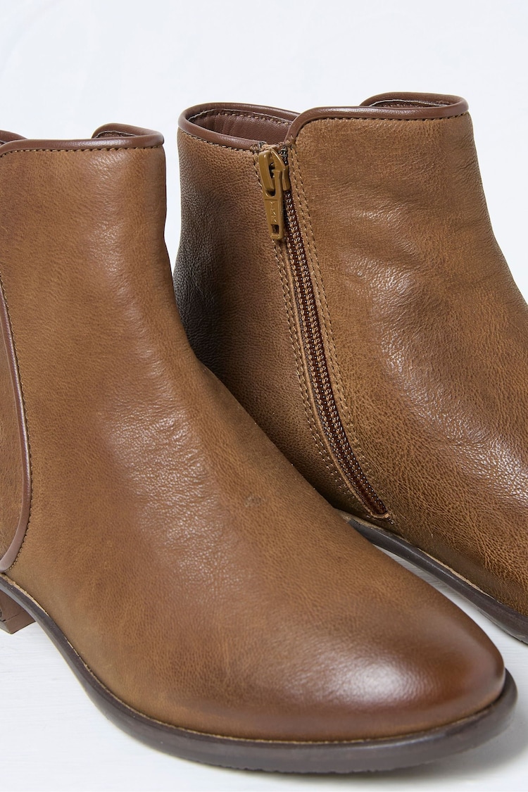 FatFace Felicity Brown Ankle Boots - Image 3 of 3