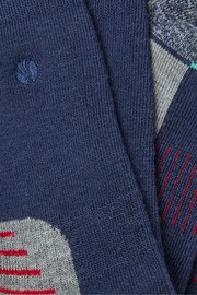 FatFace Blue Walking Socks - Image 2 of 2