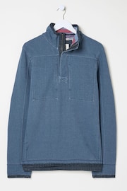 FatFace Airlie Blue Utility Sweatshirt - Image 4 of 4