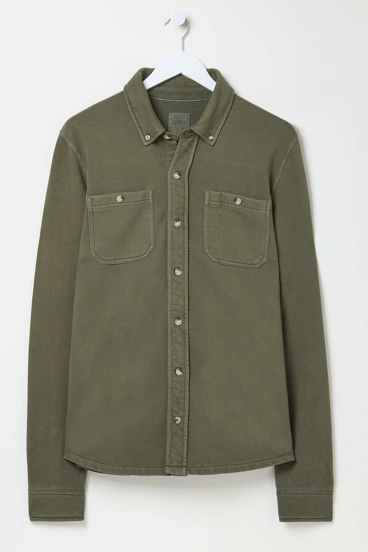 FatFace Petworth Green Cotton Shirt - Image 3 of 3