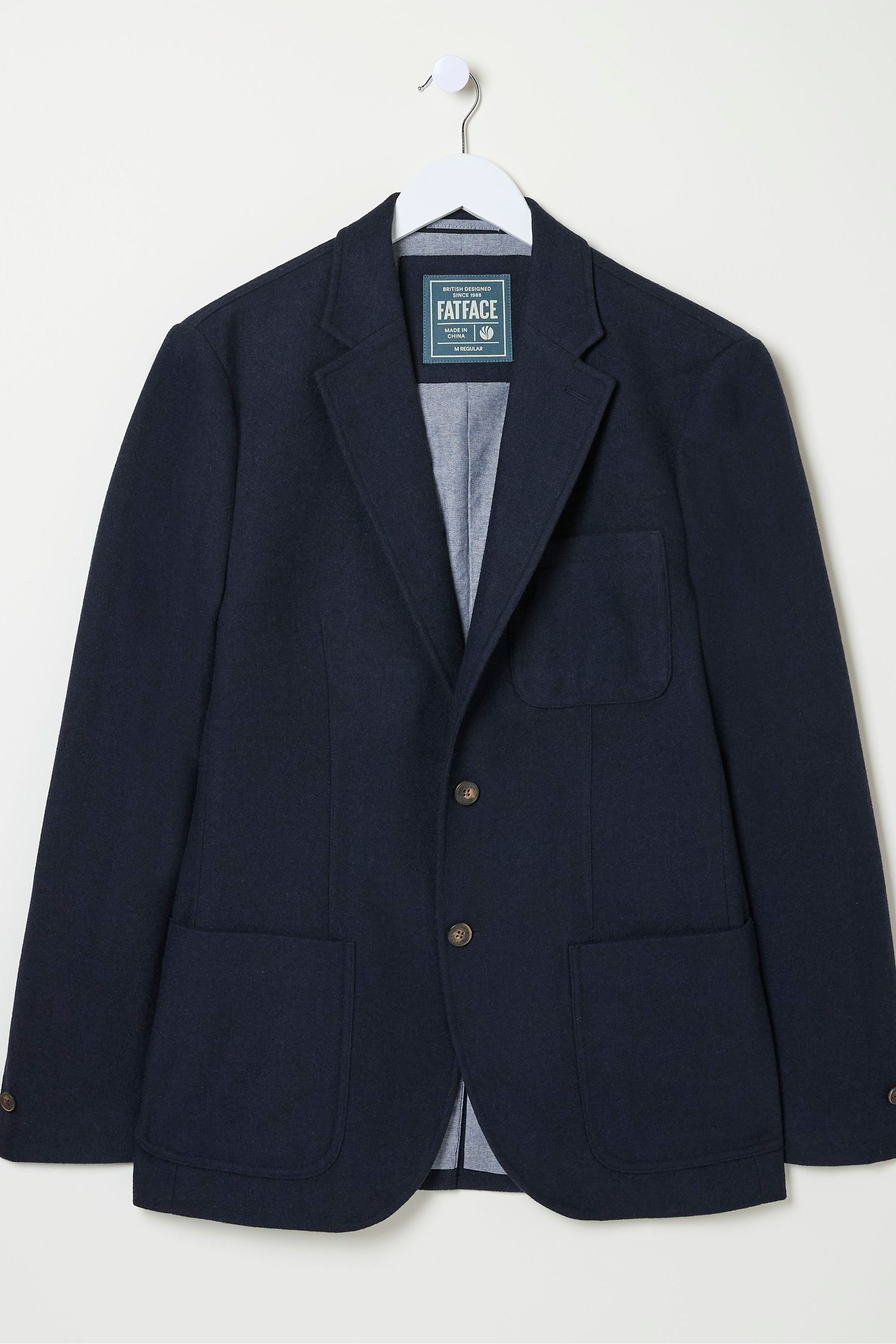 Buy FatFace Blue Navy Witley Wool Blazer from Next Ireland