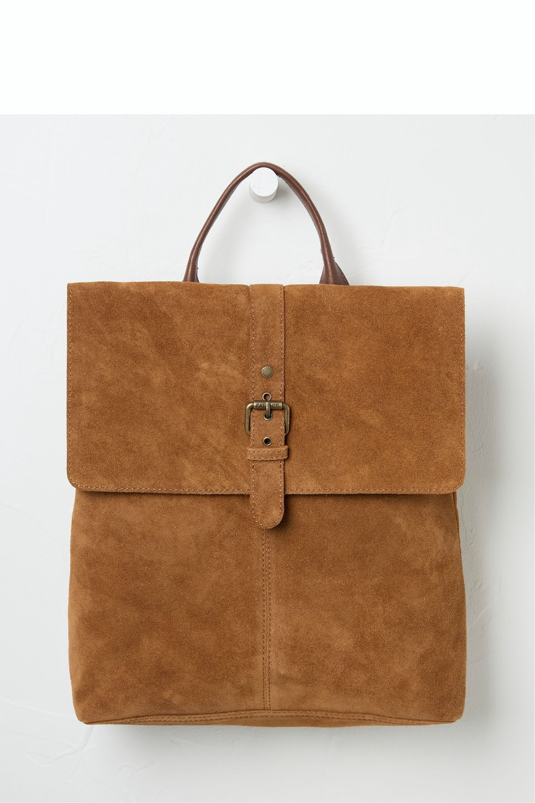 Suede rucksack on sale