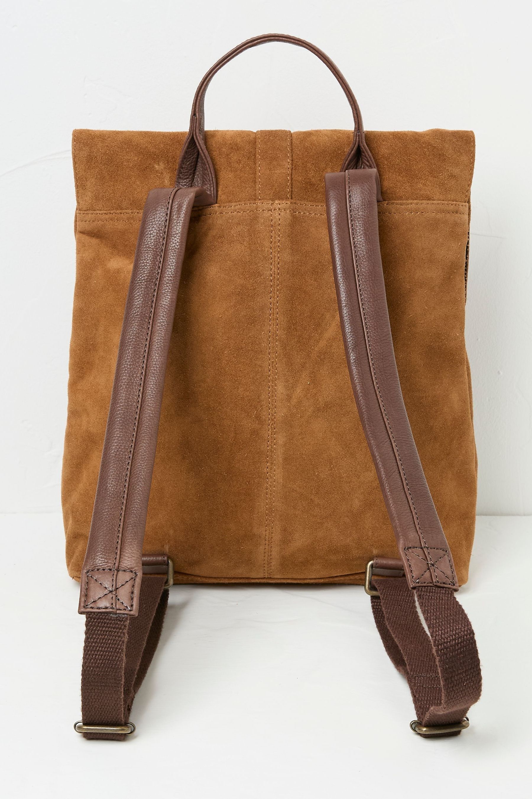Buy FatFace Rue Brown Suede Rucksack from the Next UK online shop