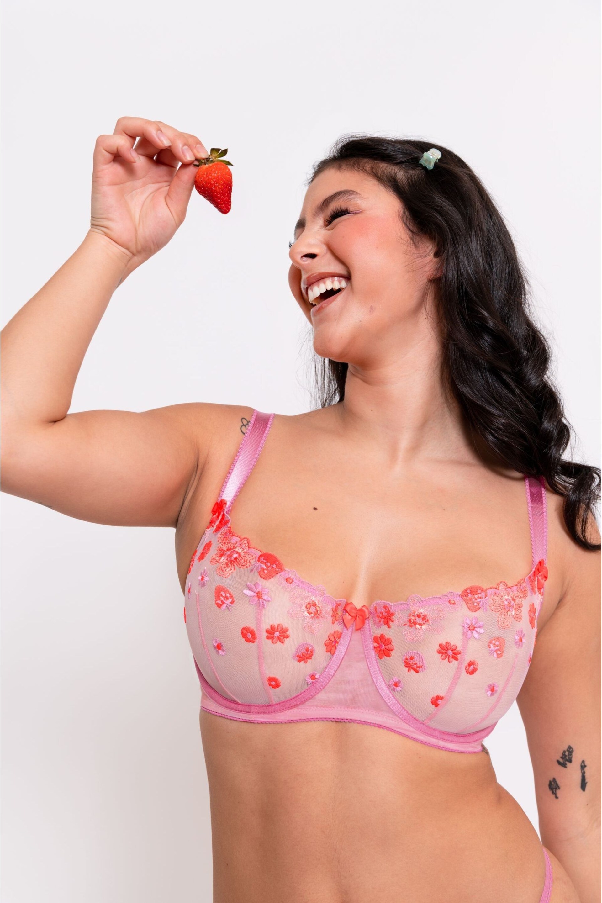 Curvy Kate Strawberry Crush Balcony Bra - Image 3 of 7