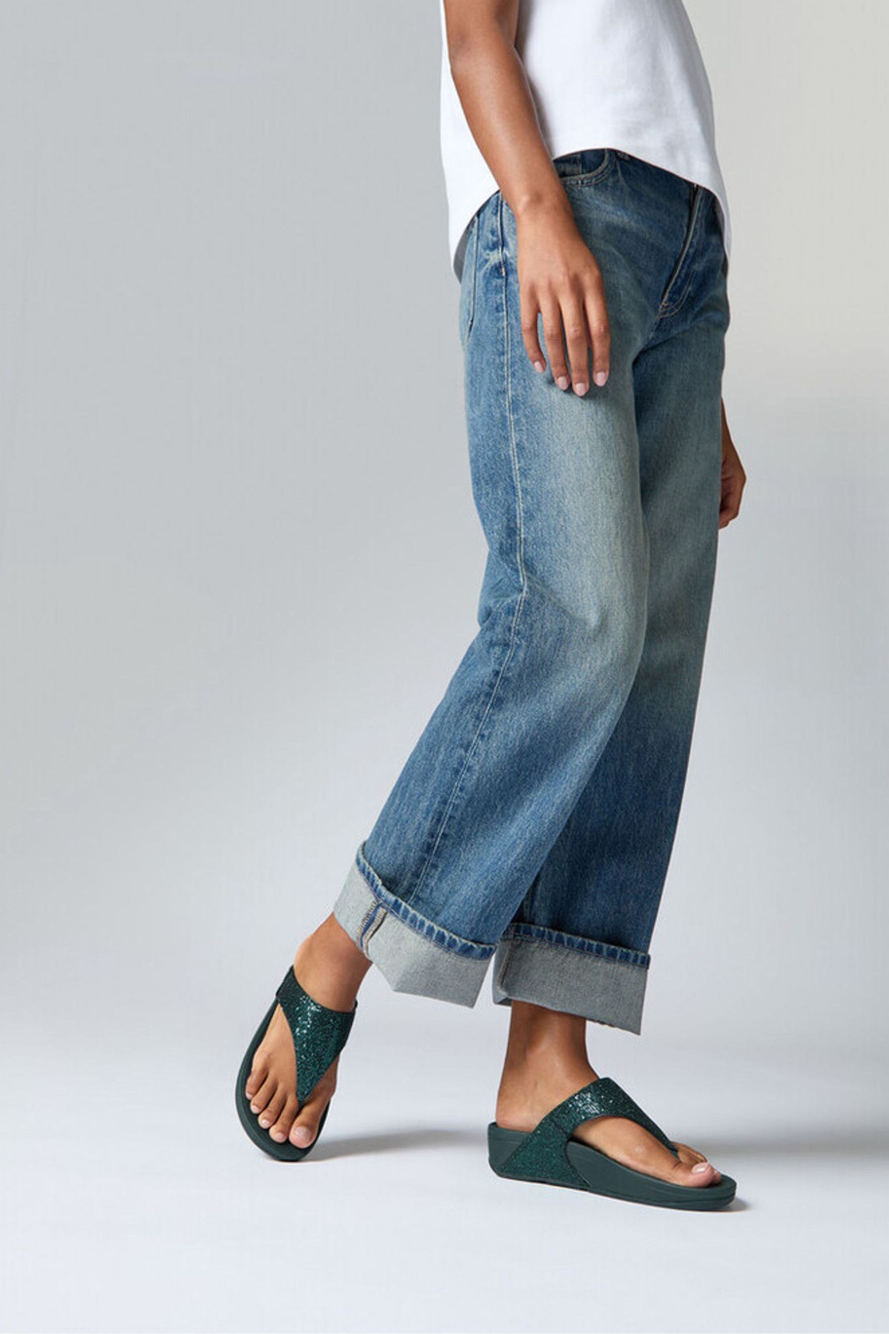 Buy Fitflop Lulu Glitterball Toe Post Sandals from the Next UK online shop