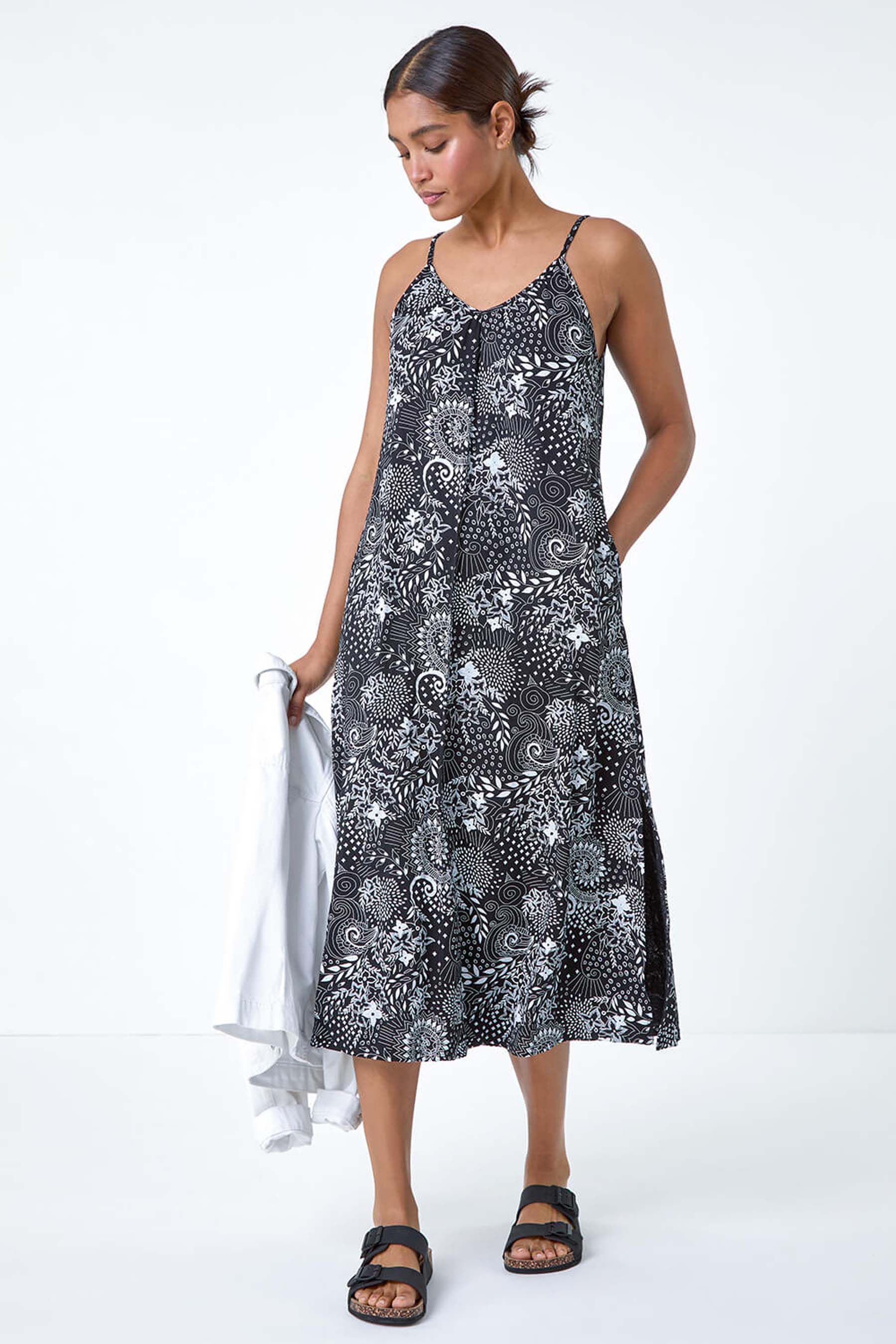 Stretch midi dress store