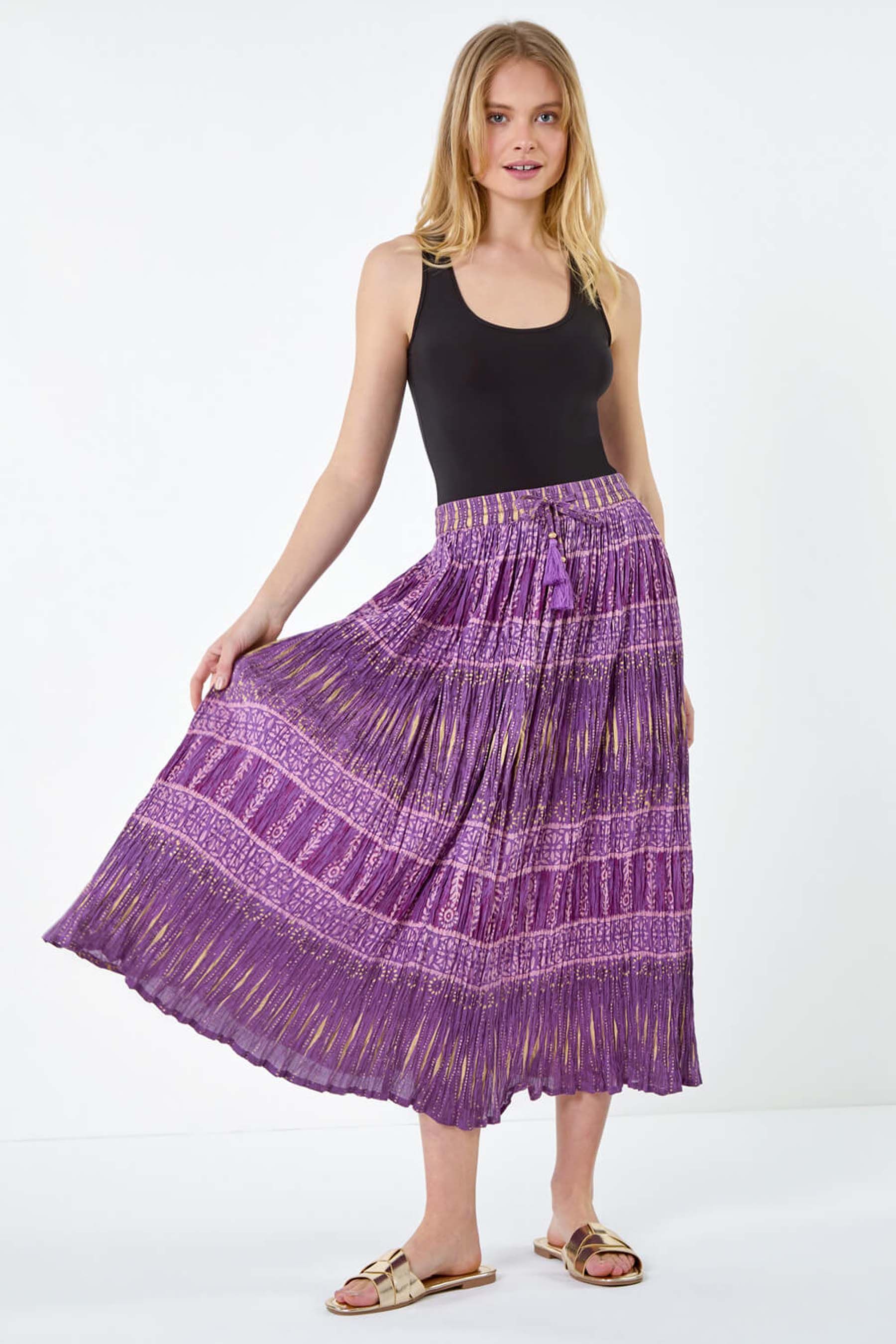 Purple midi skirt uk best sale