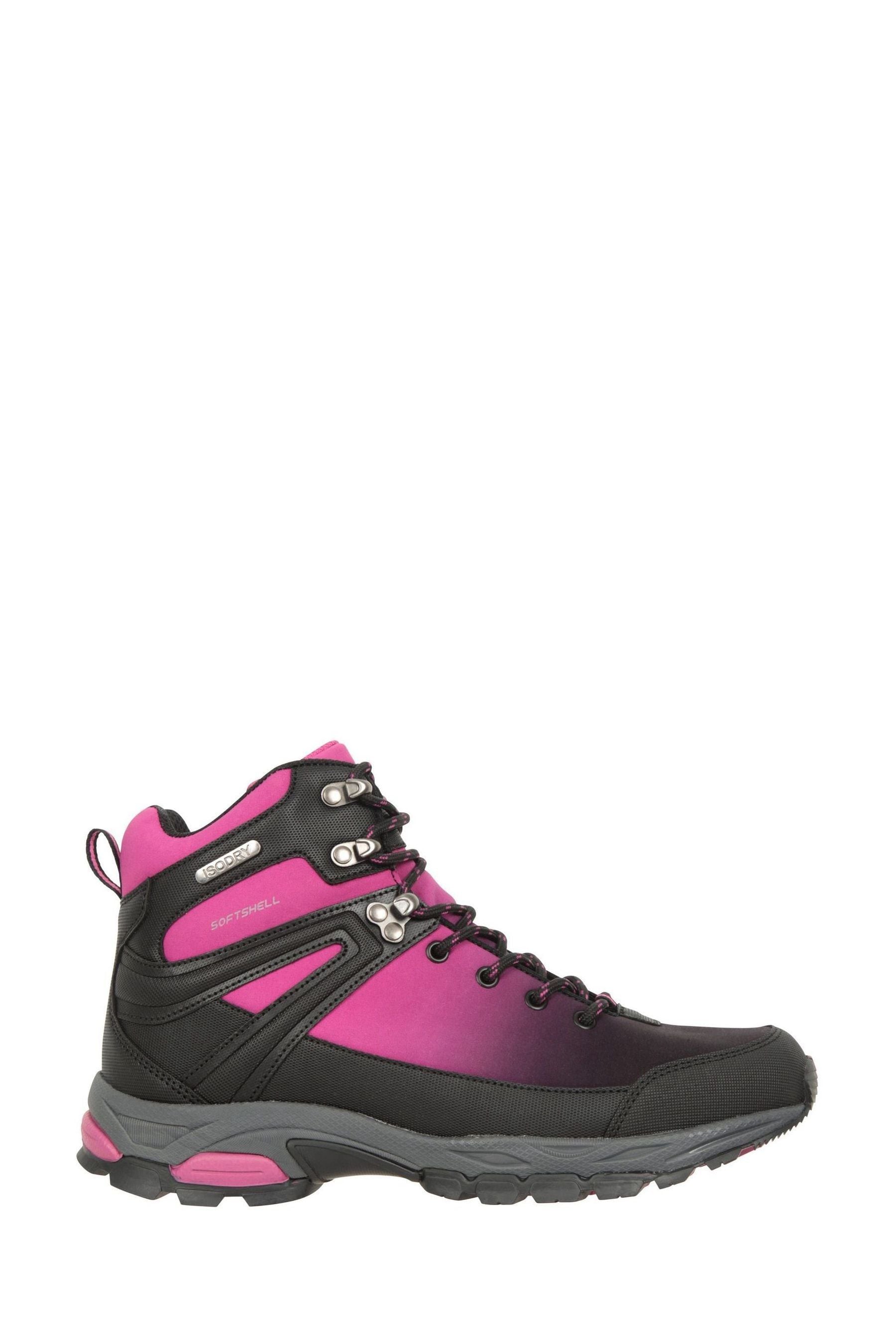 Mountain Warehouse Pink Womens Shadow Waterproof Breathable Softshell Walking Boots