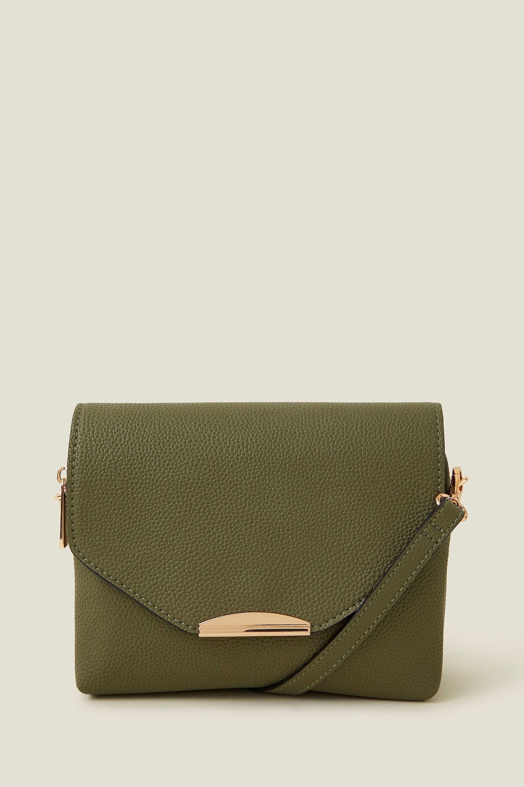 Buy Accessorize Green Double Zip Cross Body Bag from Next Ireland