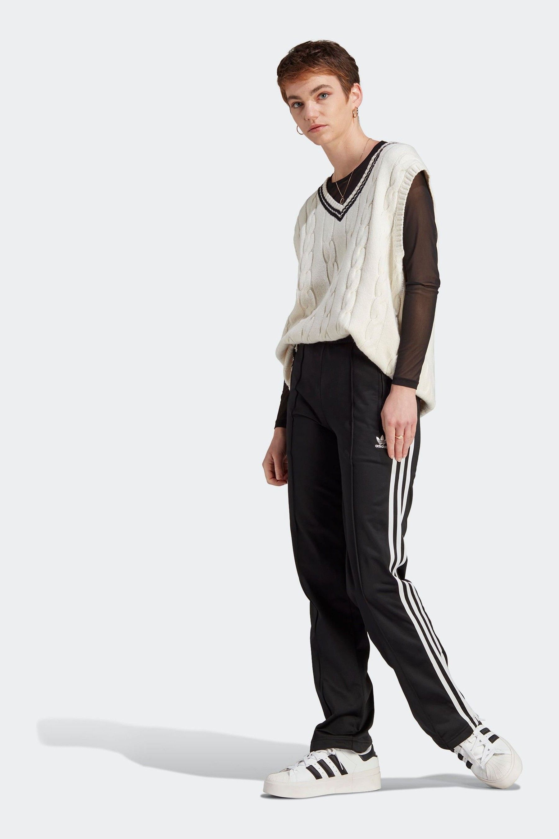 Buy adidas Originals Dark Black Firebird Joggers from Next Ireland