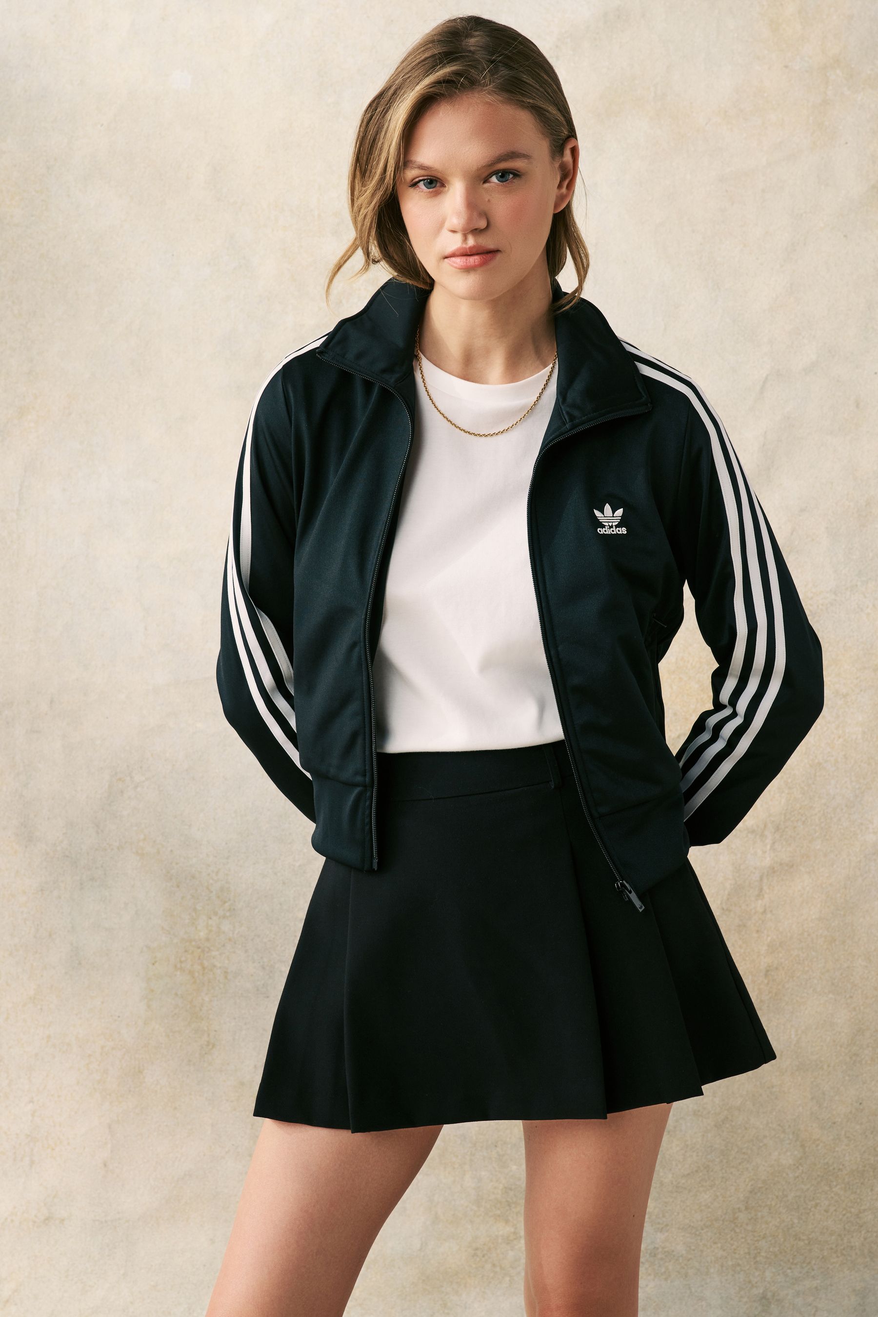 Adidas originals contemporary track top store