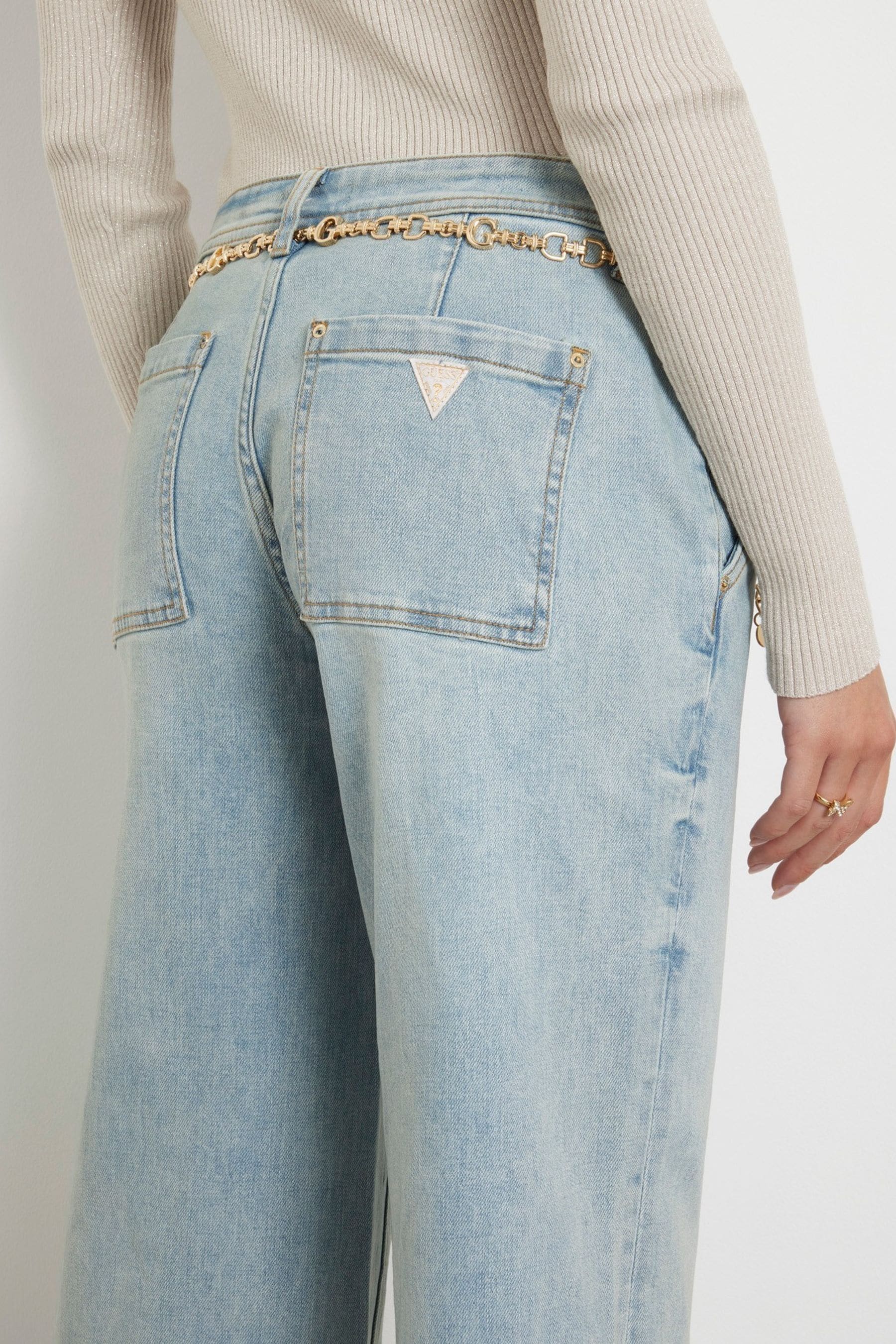 Light blue guess jeans on sale