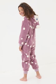 FatFace Purple Owl Onesie - Image 2 of 6