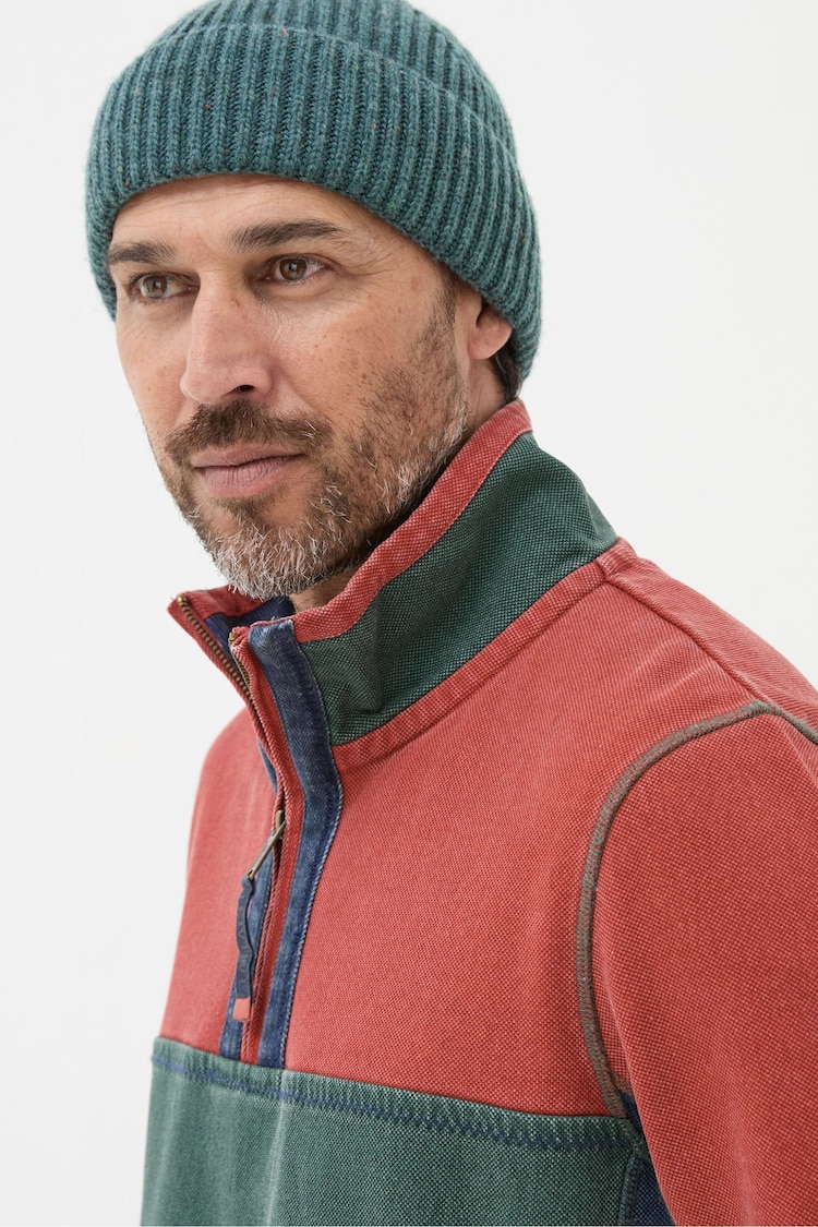 FatFace Teal Green Fisherman Beanie - Image 1 of 3