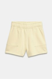 Mint Velvet Yellow Cotton Blend Sweat Shorts - Image 3 of 4